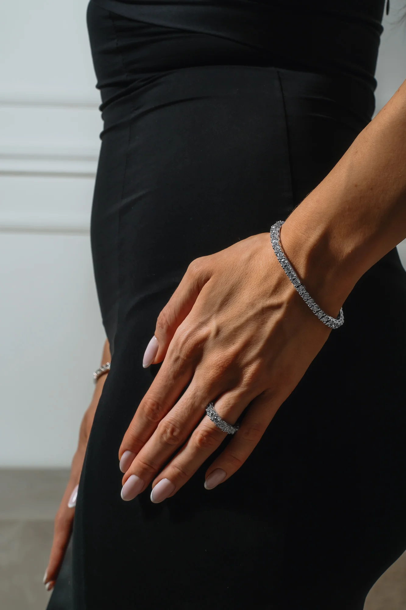 "Enduring Aureate Treasures™" 5.60ct Band in white gold, photo 17