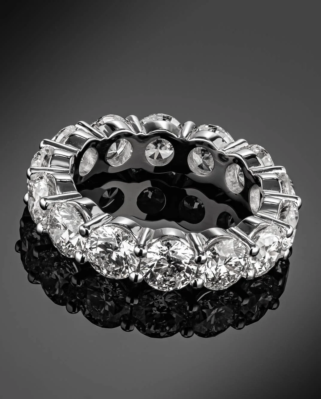 "Enduring Aureate Treasures™" 5.60ct Band in white gold, photo 6