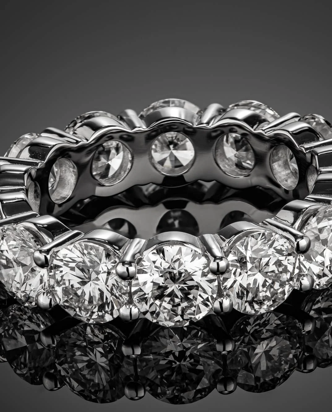 "Enduring Aureate Treasures™" 5.60ct Band in white gold, photo 7