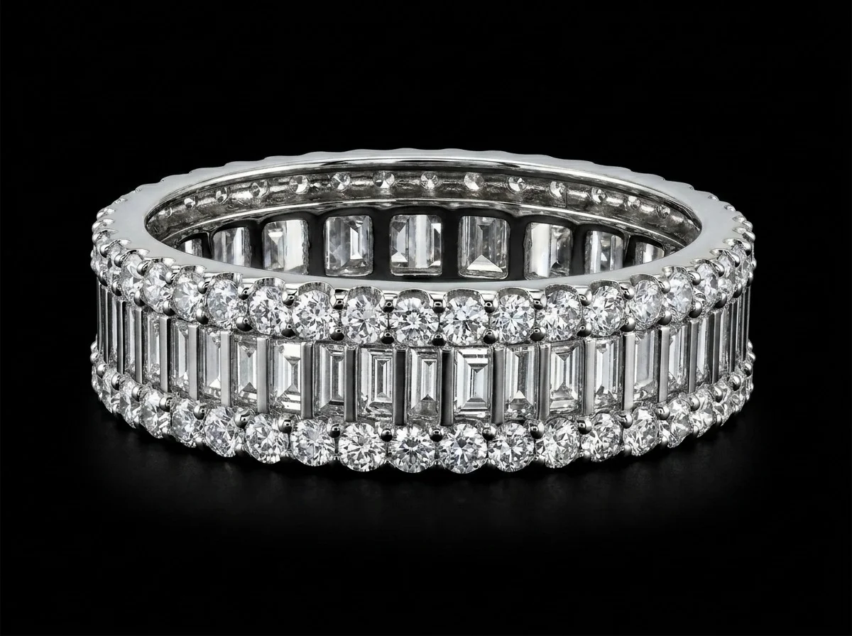 "EssenceDeLove™" Wedding Band in white gold 18k, photo 4