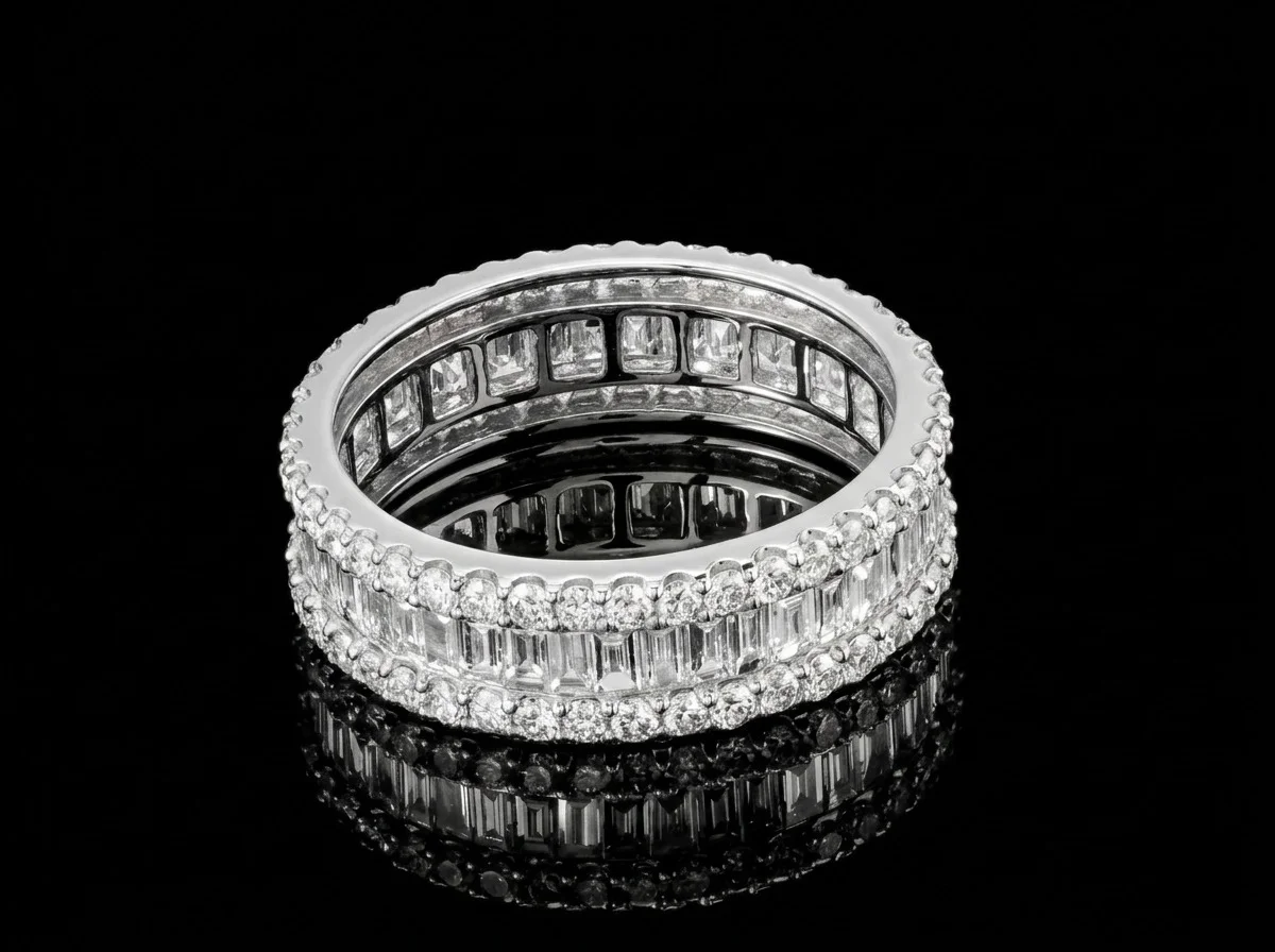 "EssenceDeLove™" Wedding Band in white gold 18k, photo 5