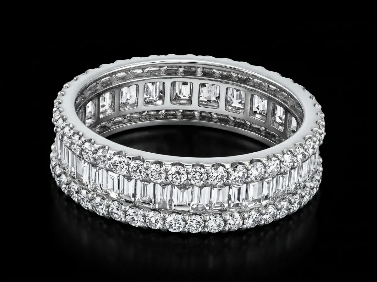 "EssenceDeLove™" Wedding Band in white gold 18k, photo 6