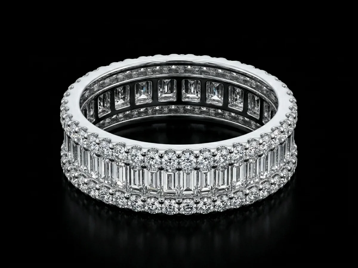 "EssenceDeLove™" Wedding Band in white gold 18k, photo 7