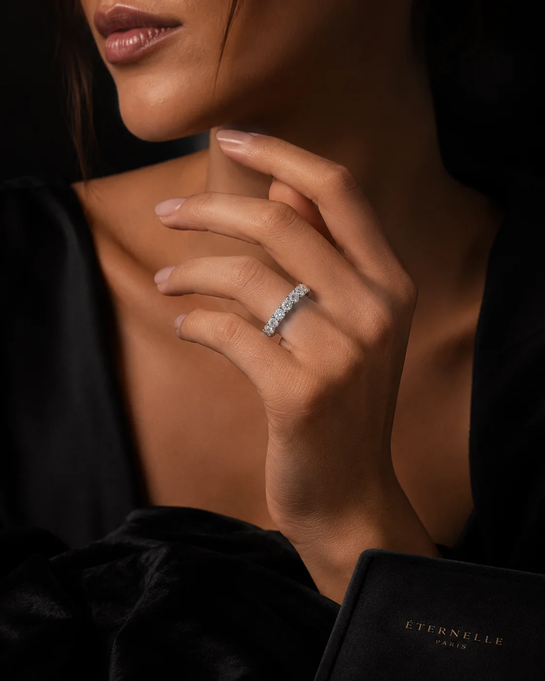 Eternity 2.00ct Ring in white gold, photo 2