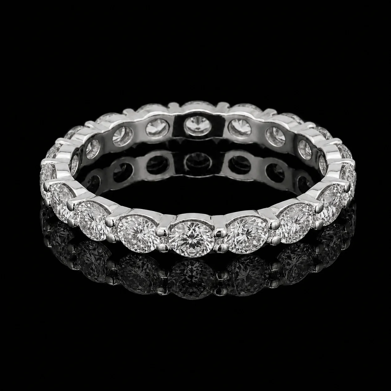 Eternity 2.00ct Ring in white gold, photo 3
