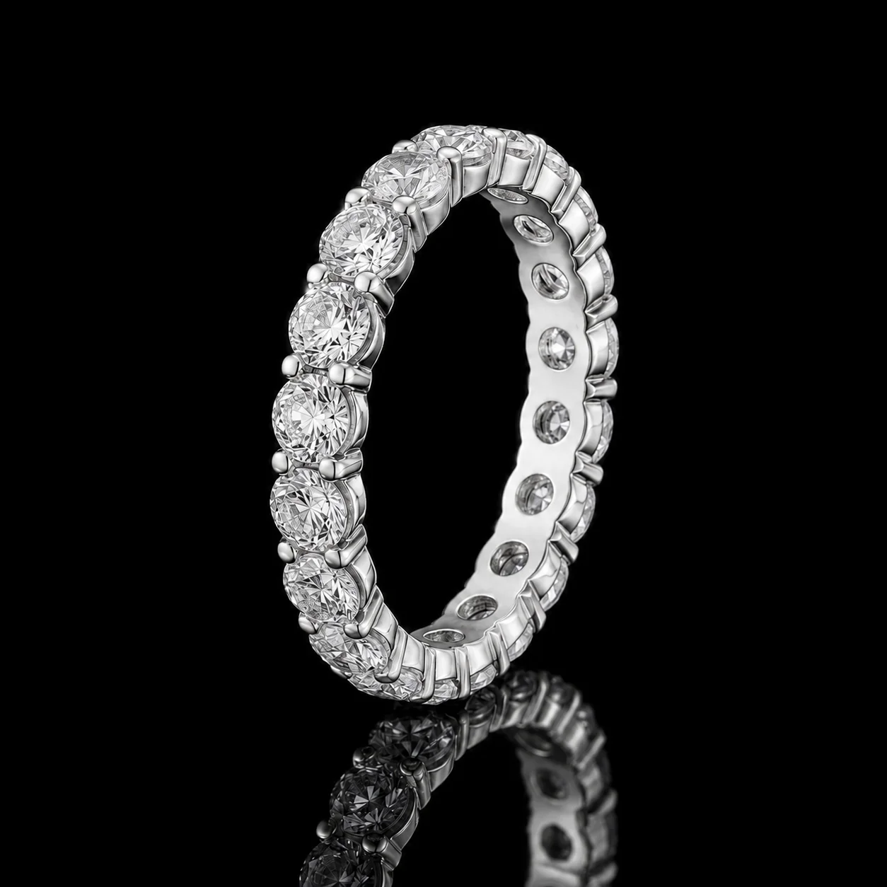 Eternity™ Ring 2.50ct in white gold, photo 4