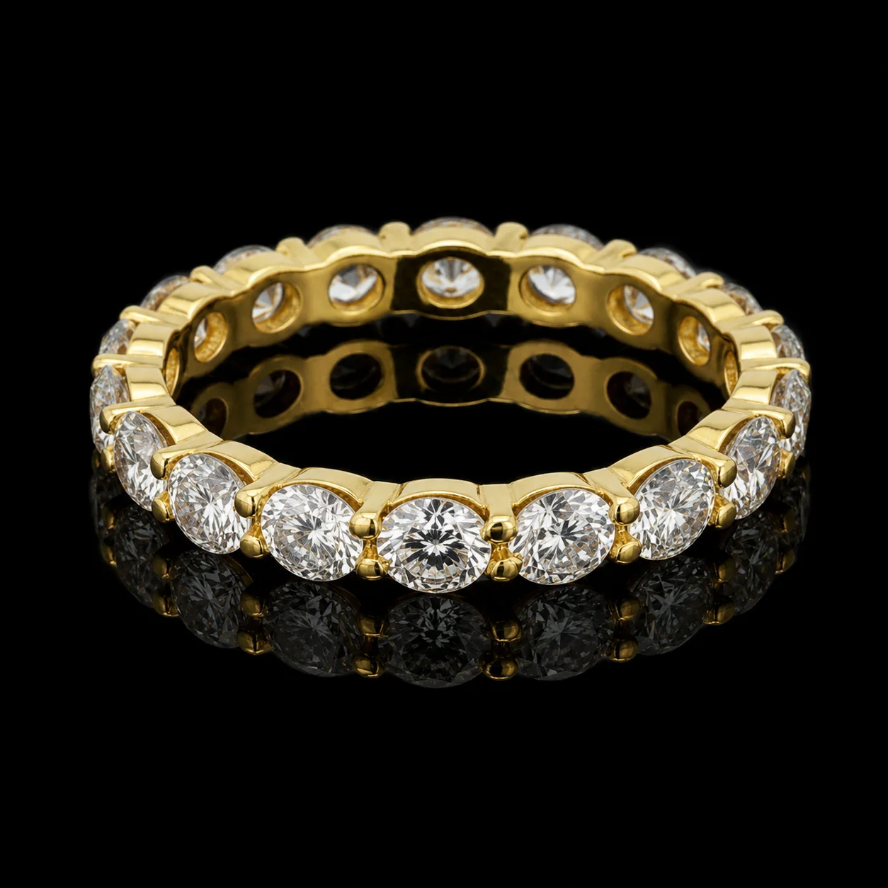 "Eternity™" Ring 2.72ct in yellow gold, photo 2