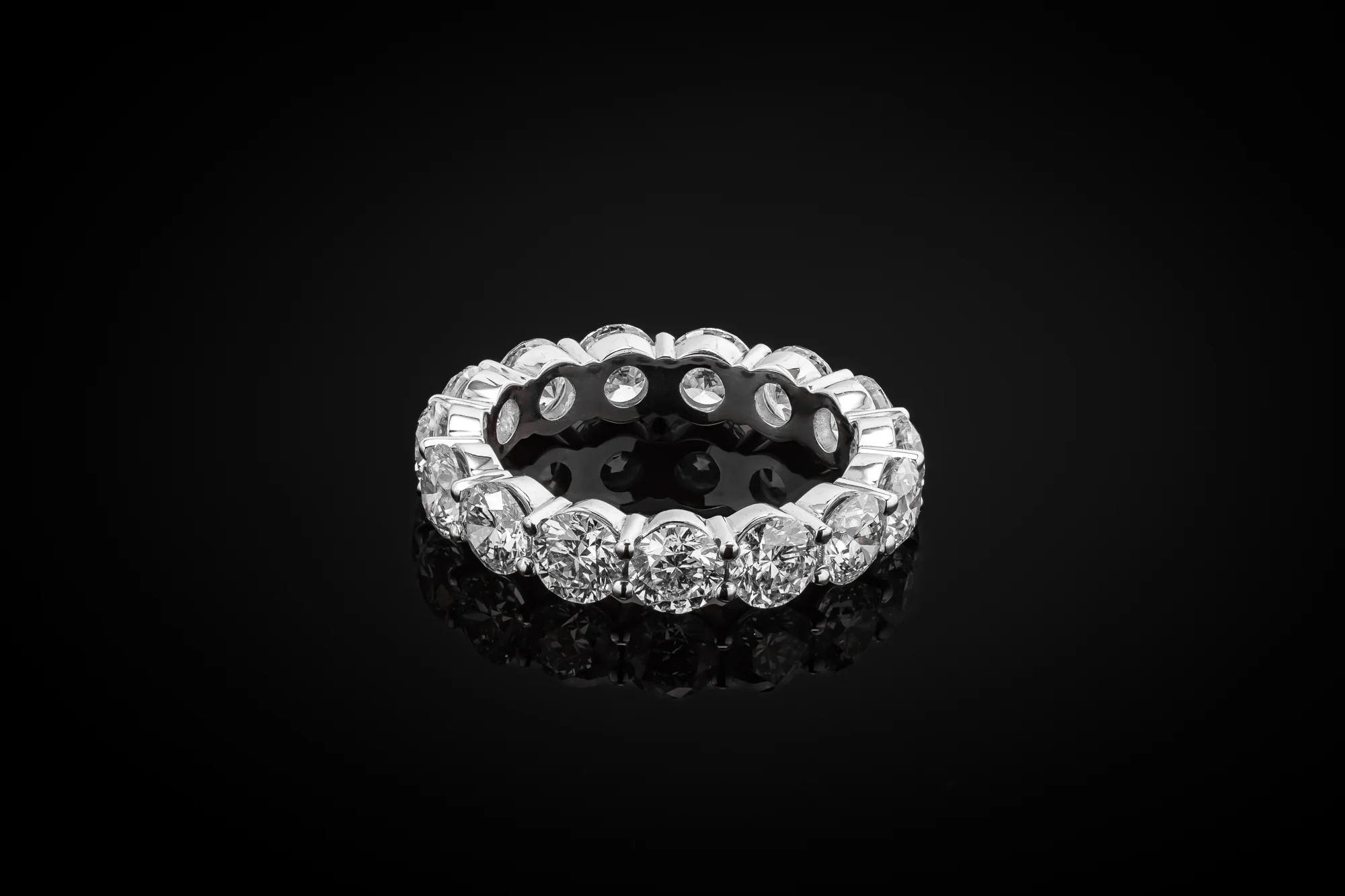 "Eternity™" Ring 3.25ct in white gold, photo 2