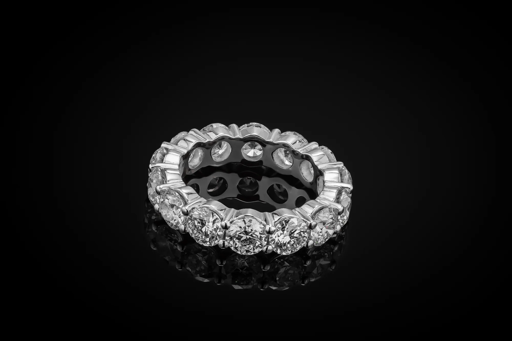 "Eternity™" Ring 3.25ct in white gold, photo 6