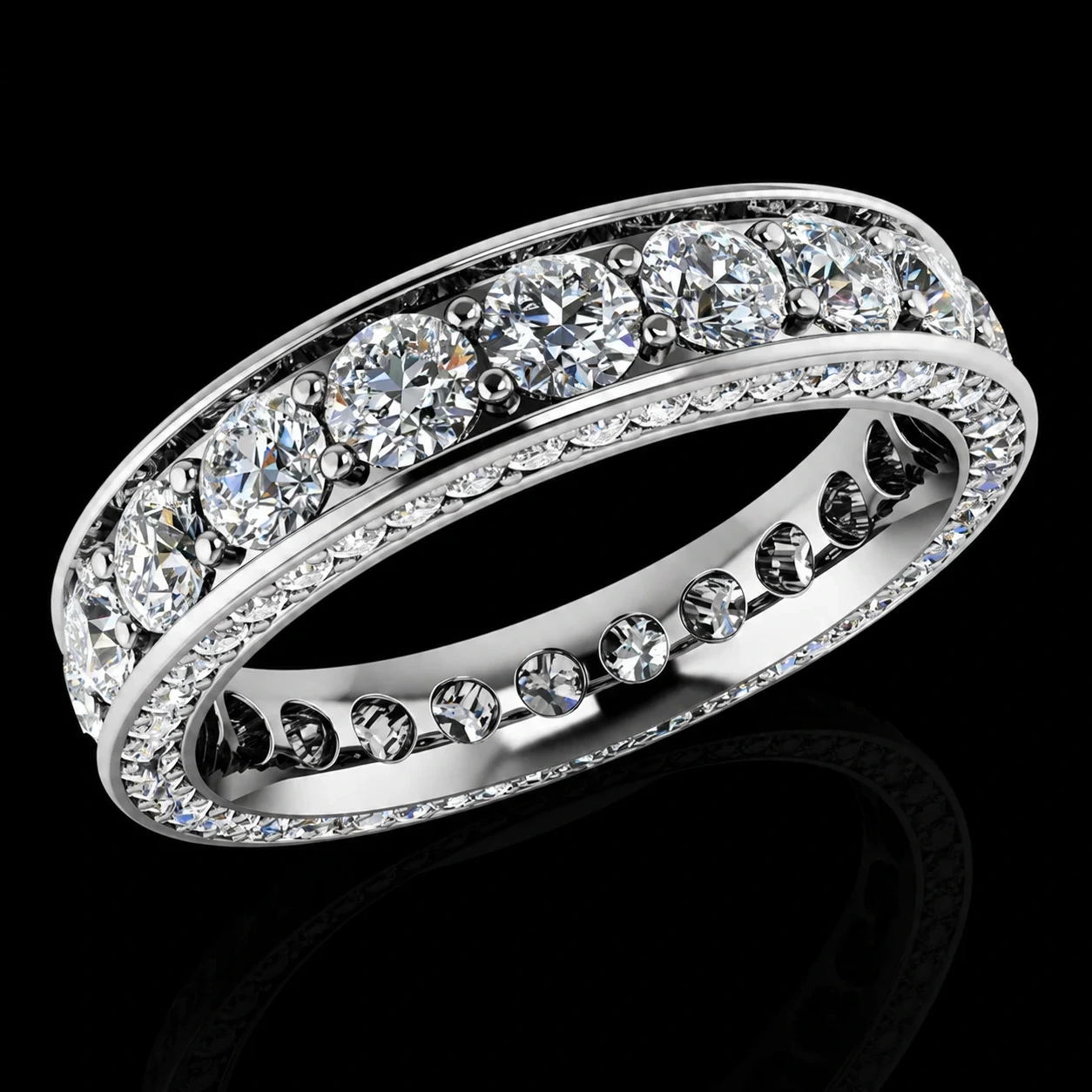 EverAfter™ Wedding Band – White gold