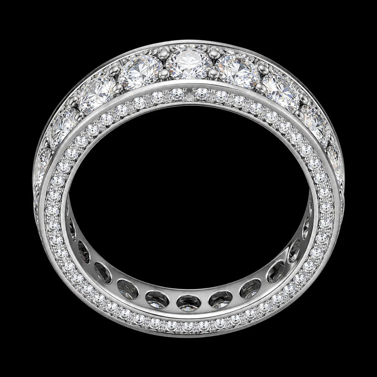 EverAfter™ Wedding Band in white gold, photo 2