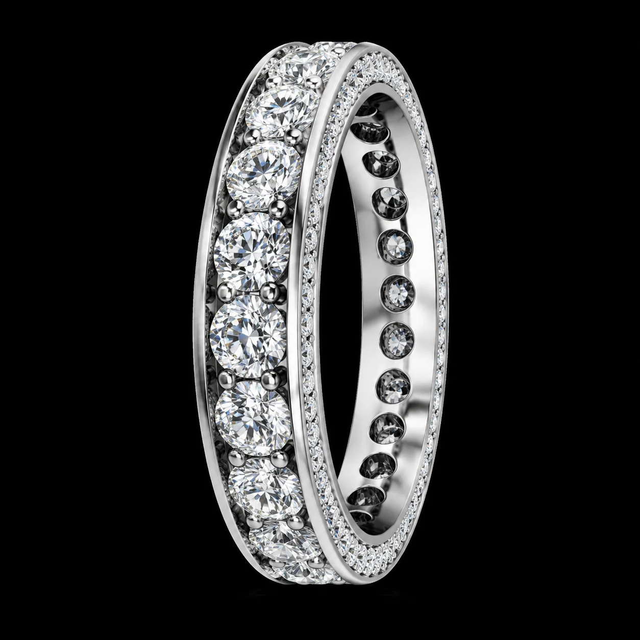 EverAfter™ Wedding Band in white gold, photo 3