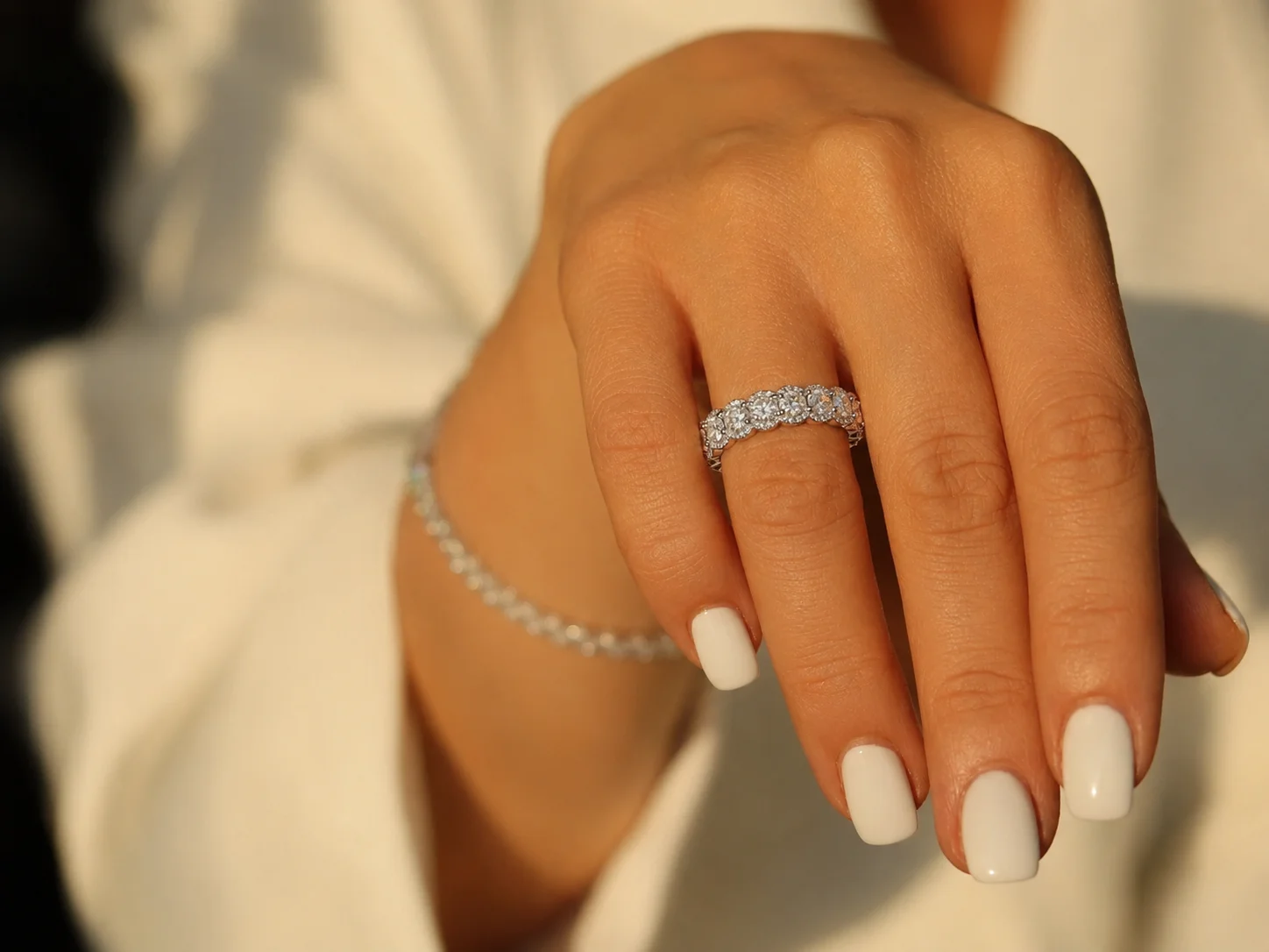 "HaloBand™" Ring in white gold, photo 3