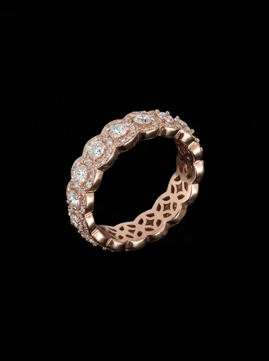 "HaloBand™" Ring – Rose gold