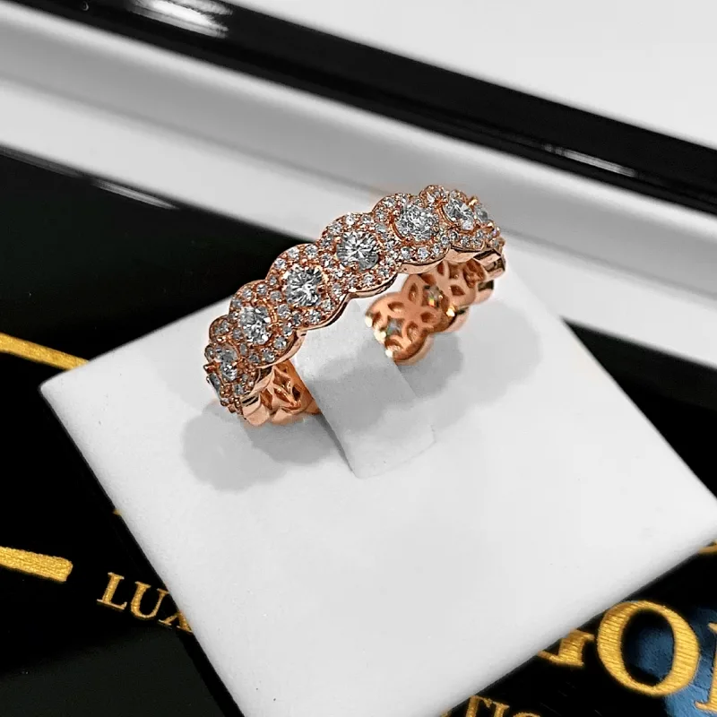 "HaloBand™" Ring in rose gold, photo 3