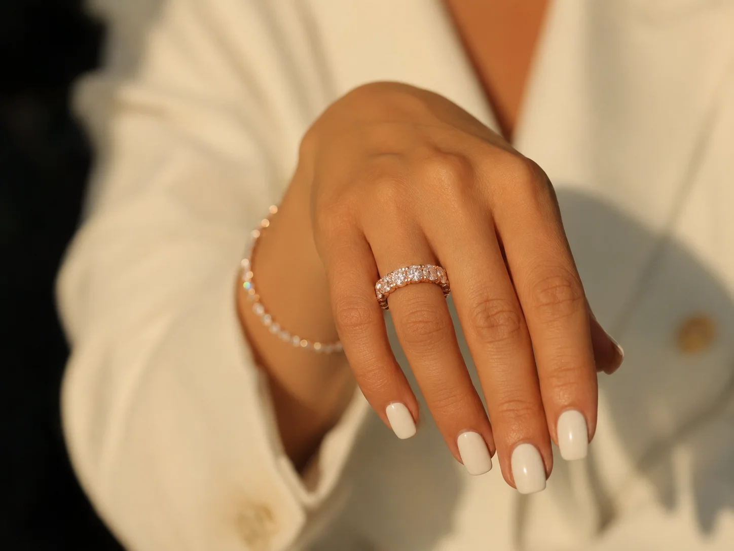"HaloBand™" Ring in rose gold, photo 4