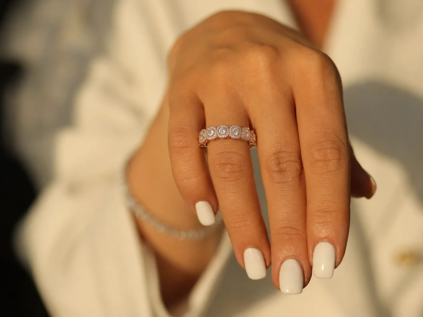 "HaloBand™" Ring in rose gold, photo 5