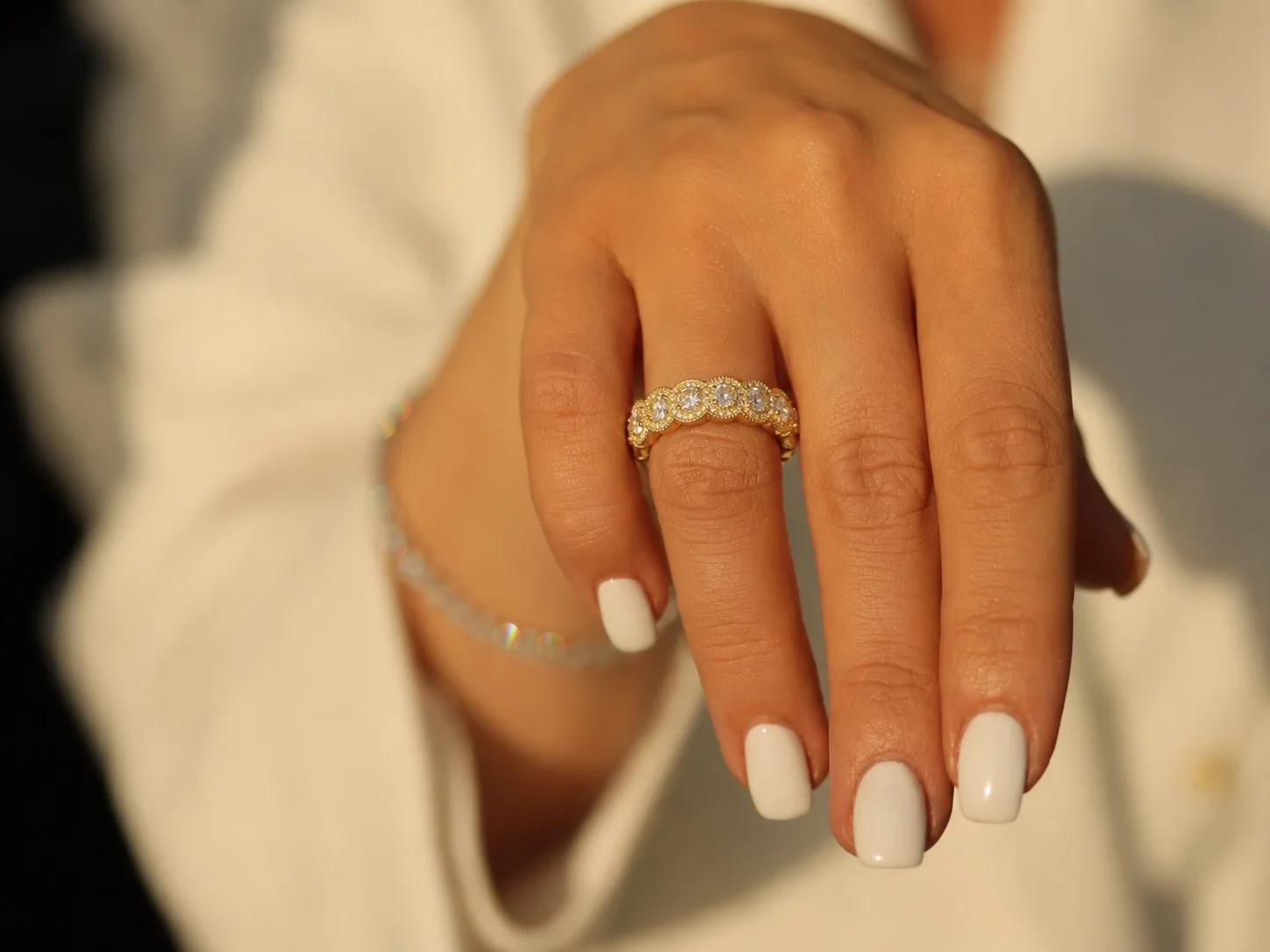 "HaloBand™" Ring in yellow gold, photo 3