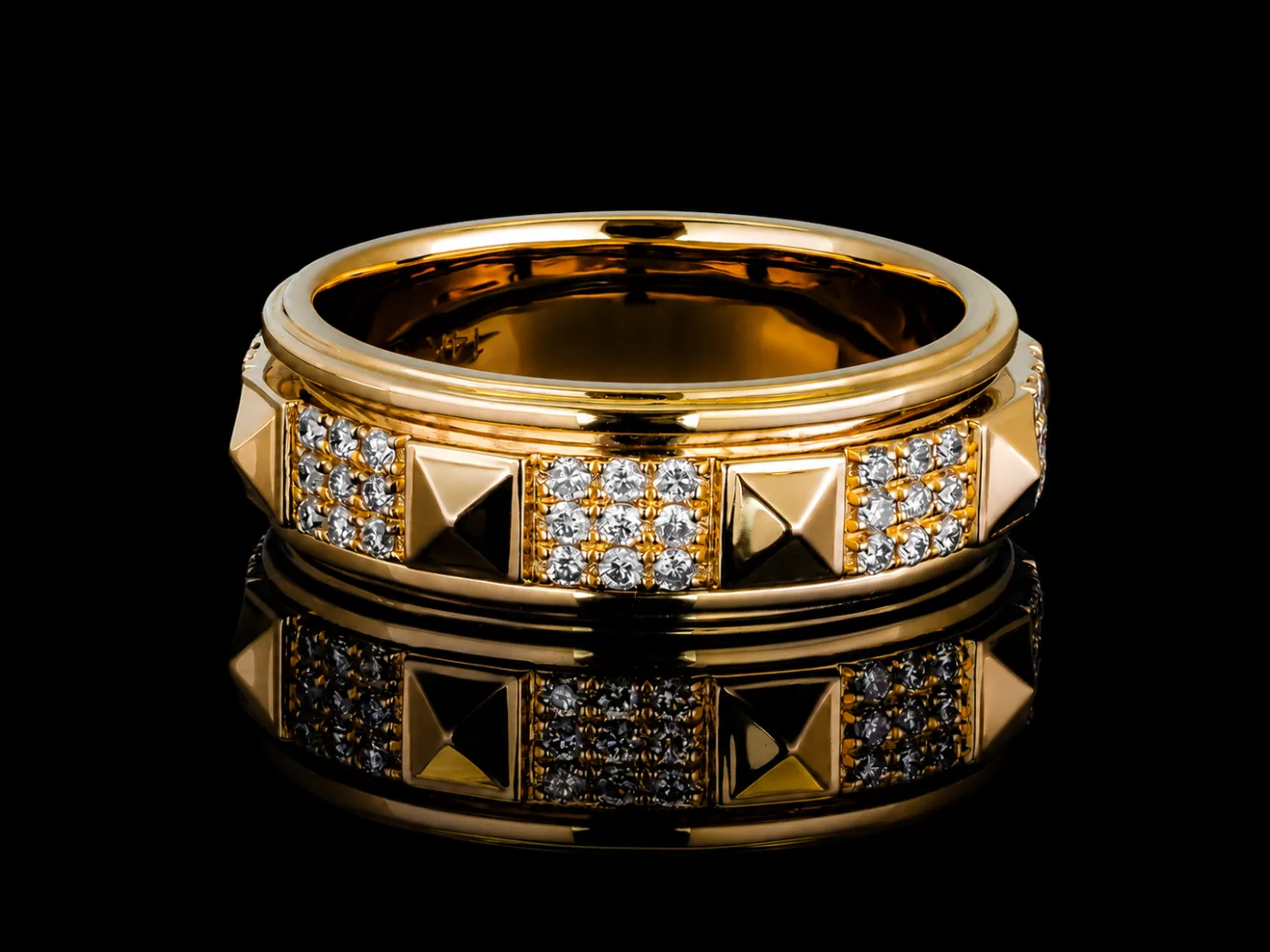 "KingCrown™" Ring in yellow gold, photo 2