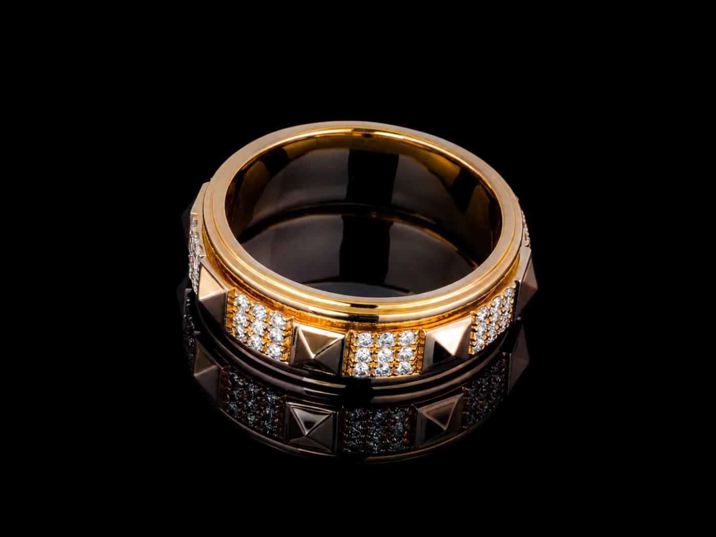 "KingCrown™" Ring in yellow gold, photo 3