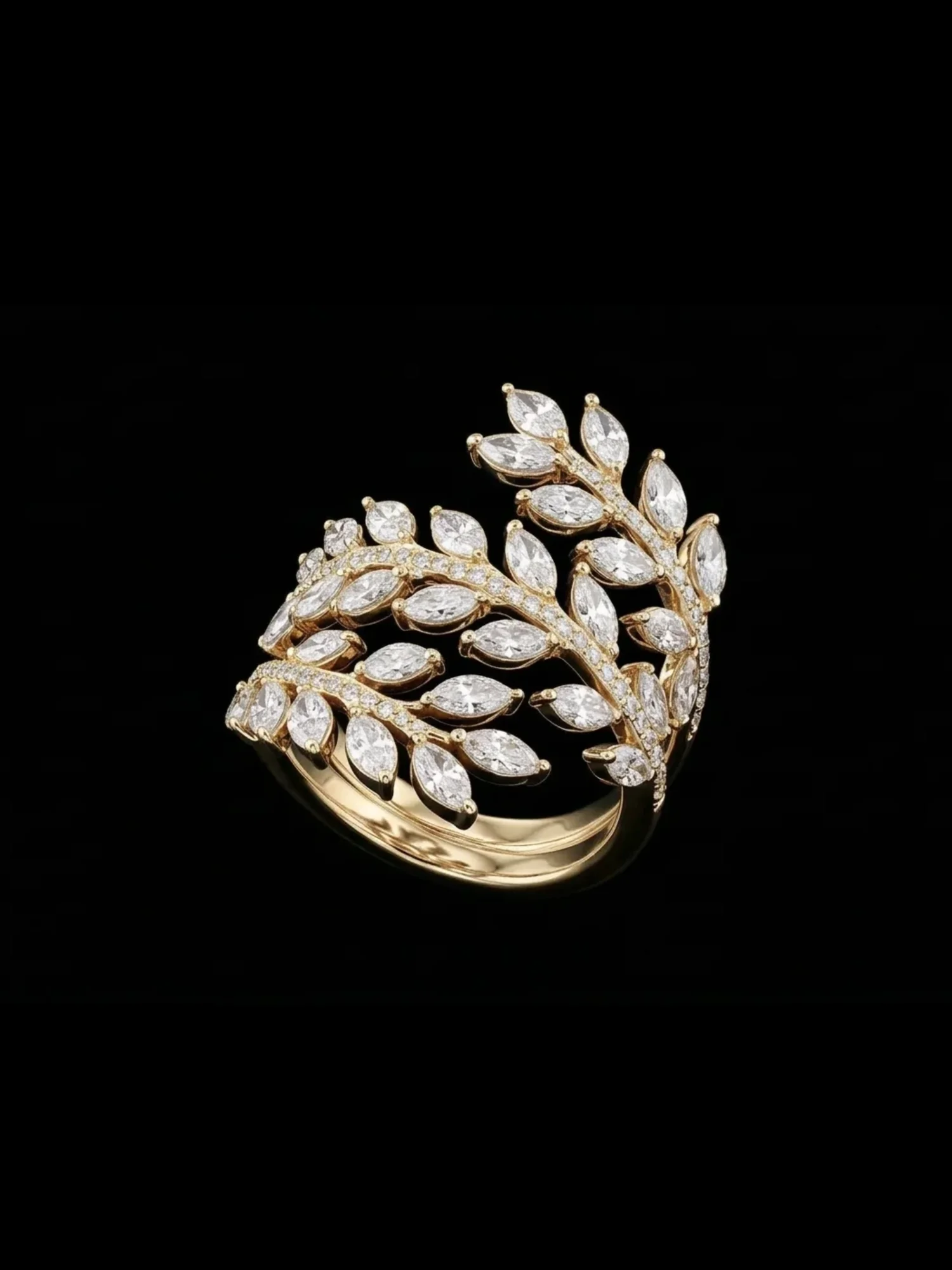 "LuxuryAvenue™" Ring – Yellow gold 18k