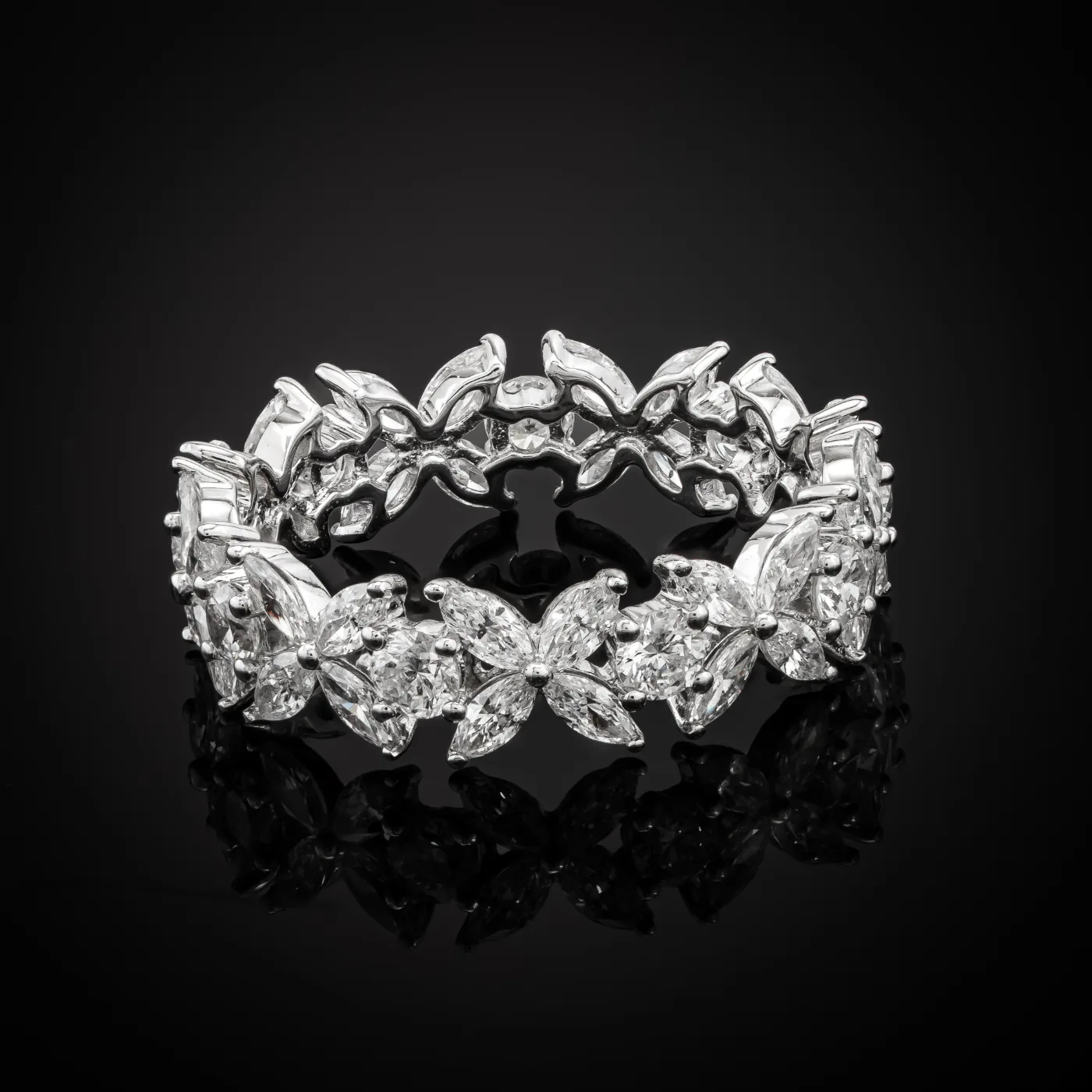 "LuxuryAvenue™" Wedding Band in white gold 18k, photo 5