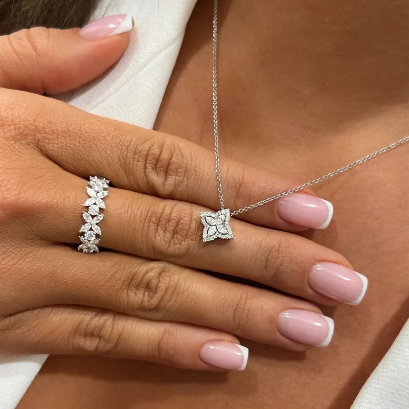 "LuxuryAvenue™" Wedding Band in white gold 18k, photo 9