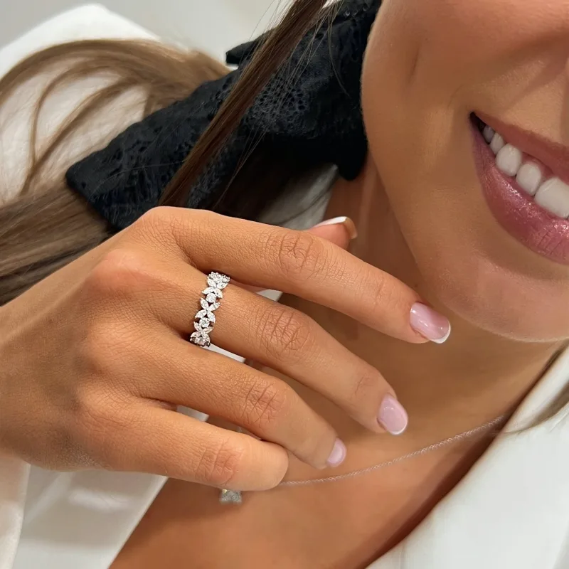 "LuxuryAvenue™" Wedding Band in white gold 18k, photo 10