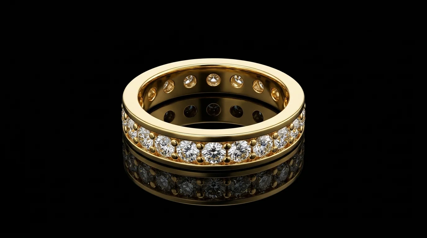 "LuxuryBands™" Ring 1.04ct in yellow gold, photo 2