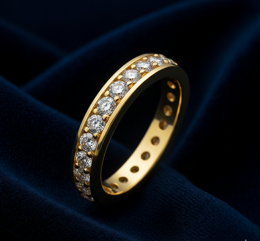 "LuxuryBands™" Ring 1.04ct in yellow gold, photo 3