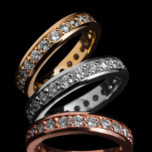"LuxuryBands™" Ring 1.04ct in yellow gold, photo 4