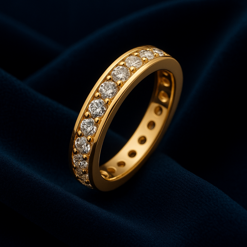 "LuxuryBands™" Wedding Ring 1.00ct in yellow gold, photo 3
