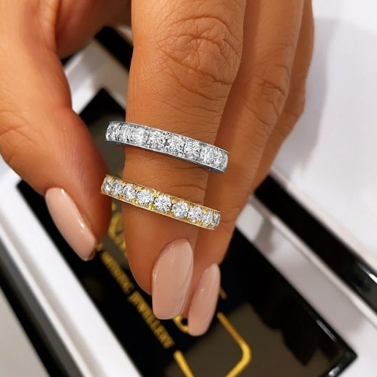 "LuxuryBands™" Ring 2.50ct in white gold, photo 3