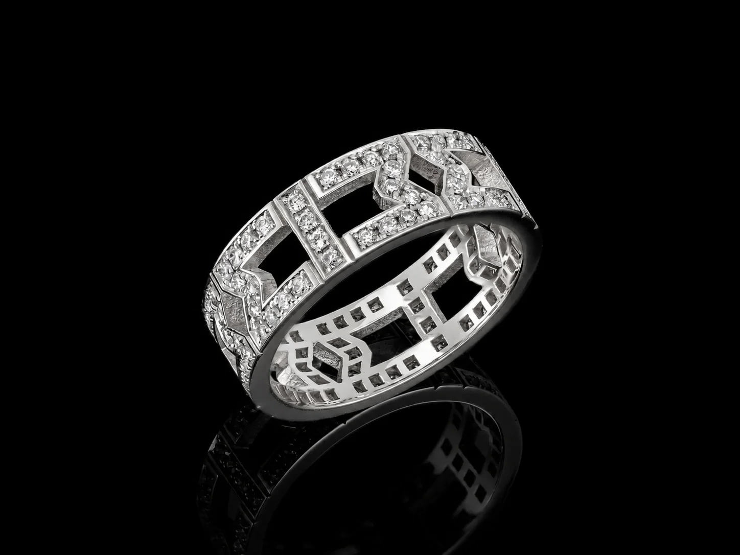 "Mystery™" Ring – White gold 18k