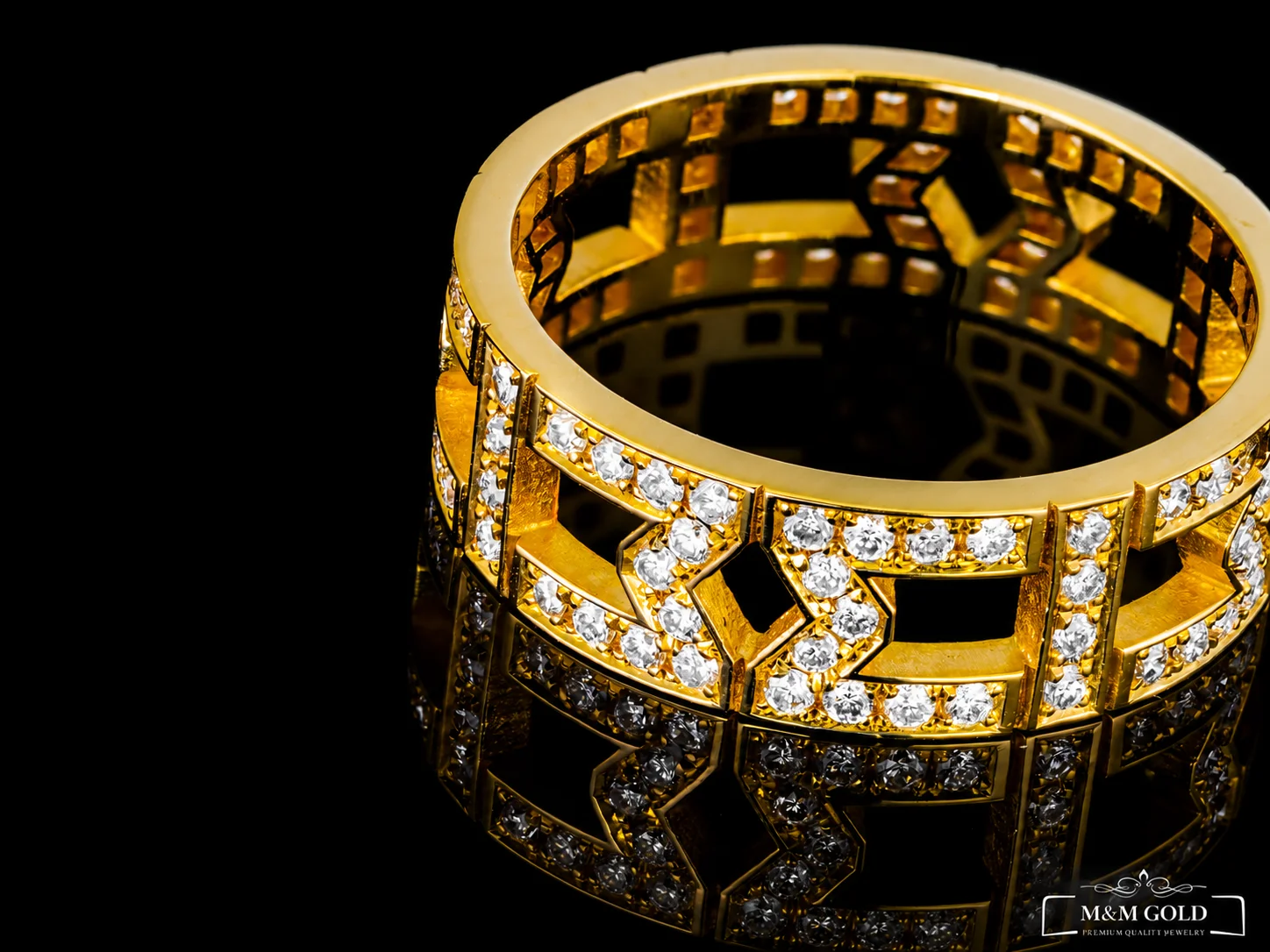 "Mystery™" Ring in yellow gold 18k, photo 3