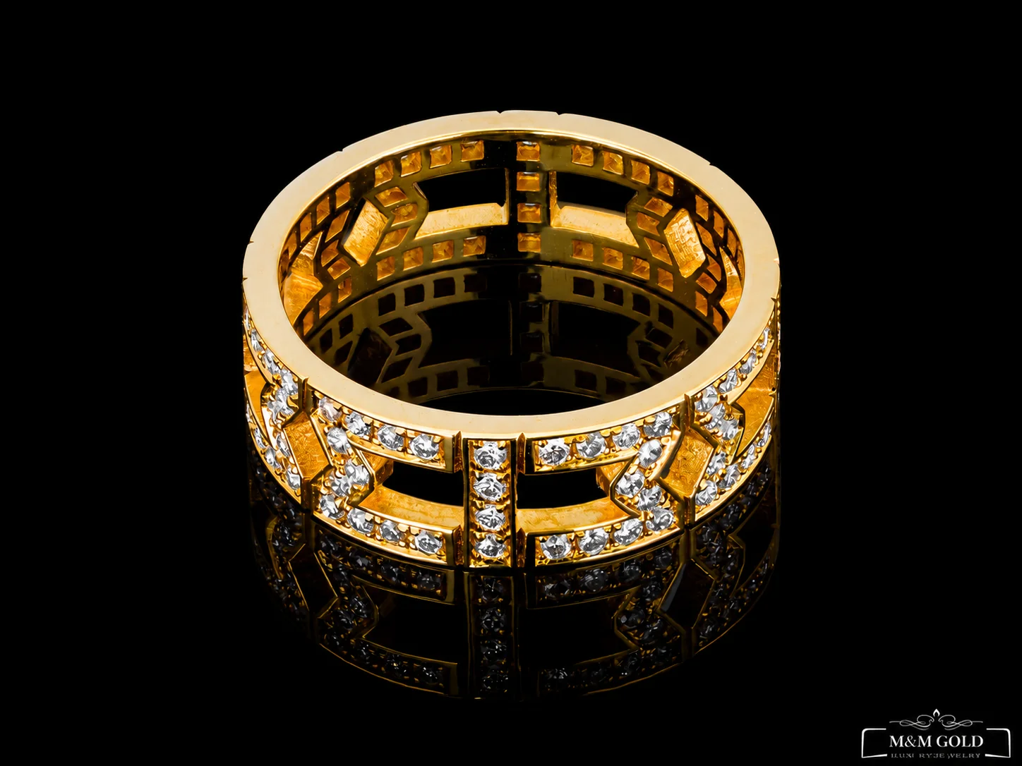 "Mystery™" Ring in yellow gold 18k, photo 4
