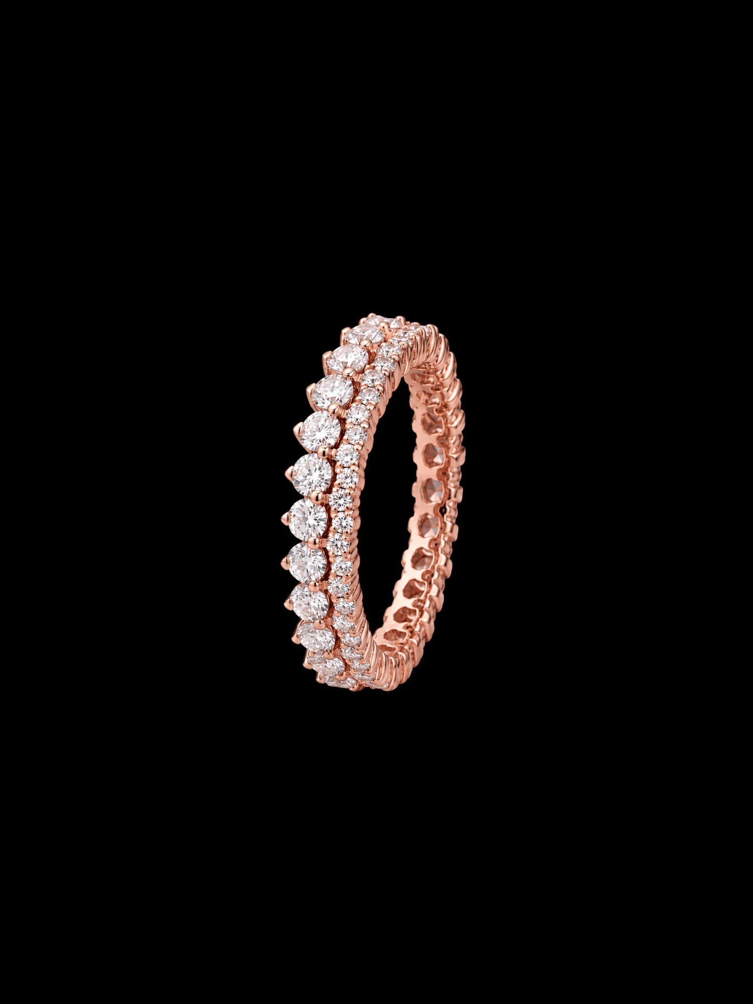 "Perlage™" Wedding Band – Rose gold 18k