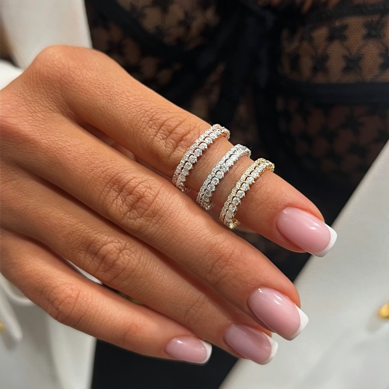 Perlage™ Wedding Band in white gold 18k, photo 7