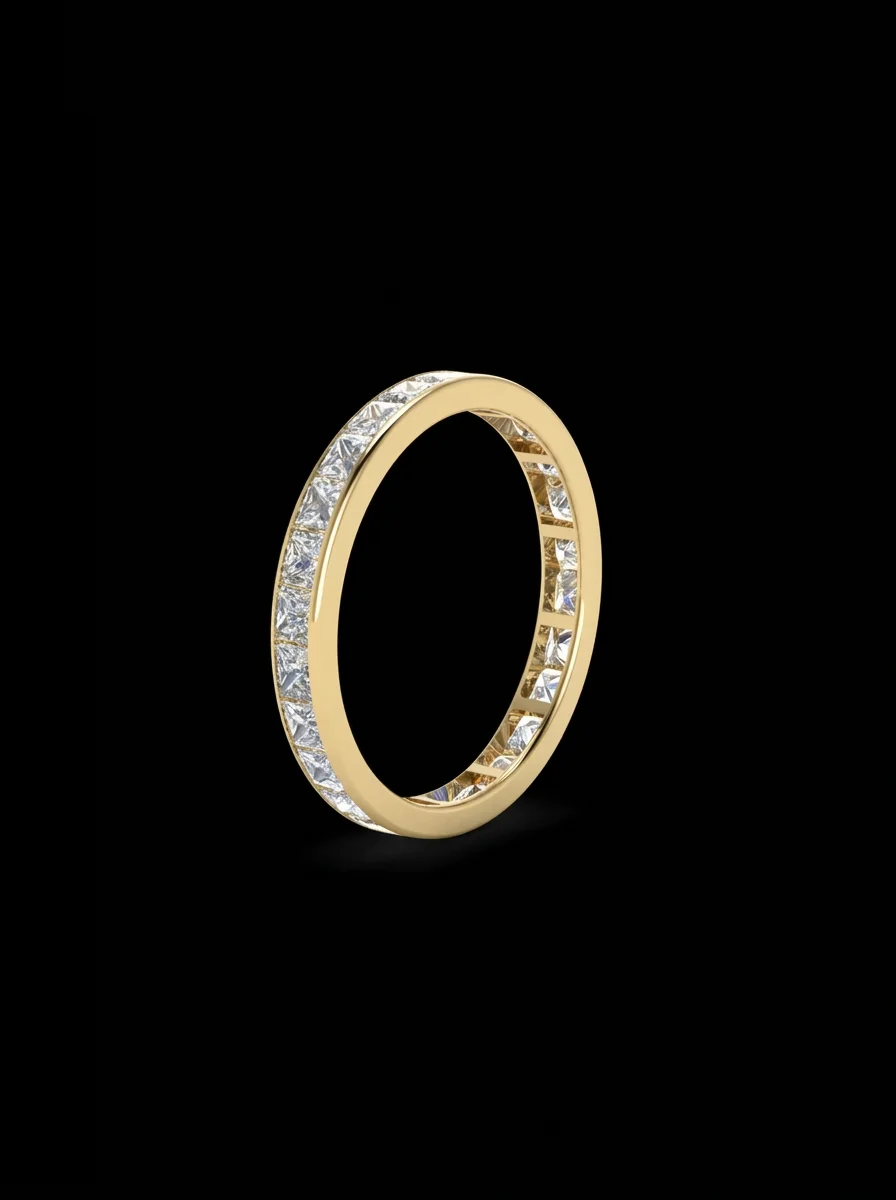 PrincessBand™ Ring – Yellow gold 18k