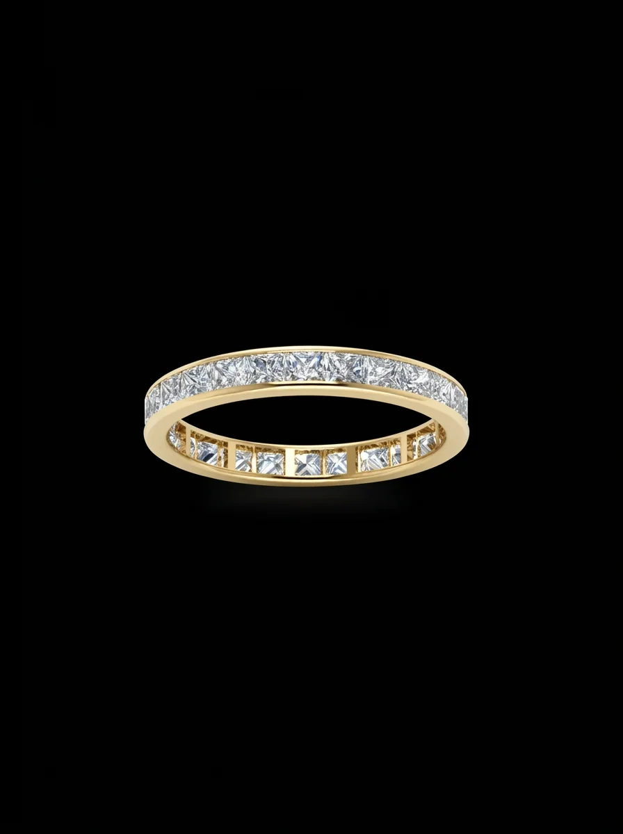 PrincessBand™ Ring in yellow gold 18k, photo 2