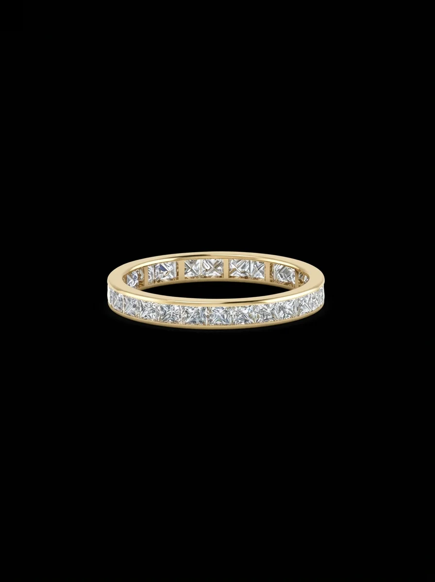 PrincessBand™ Ring in yellow gold 18k, photo 3