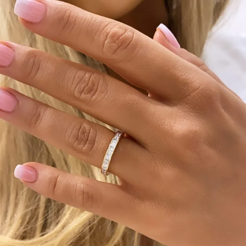 PrincessBand™ Ring in yellow gold 18k, photo 4