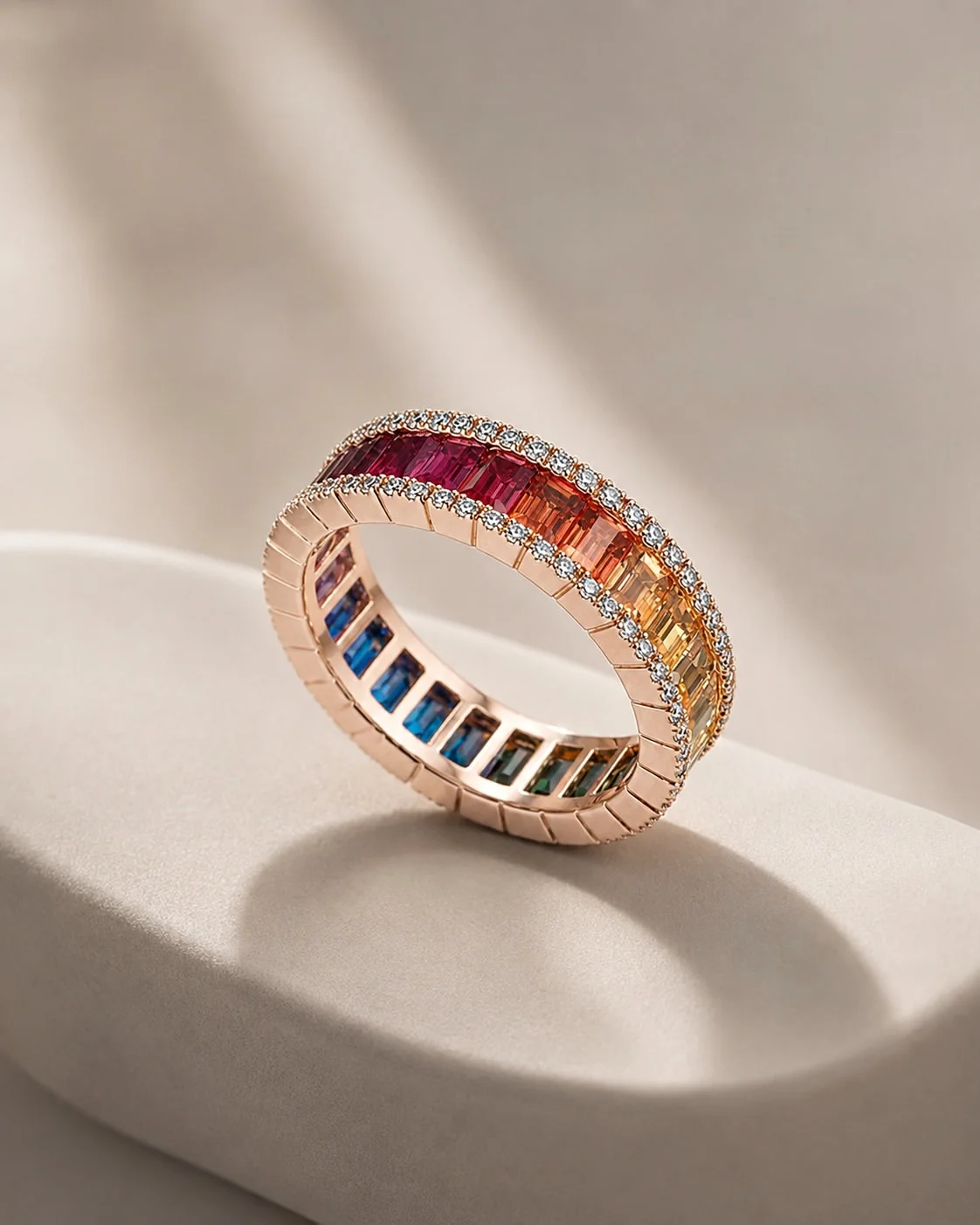 "RainbowRoyale™" Ring in 18k rose gold, photo 5