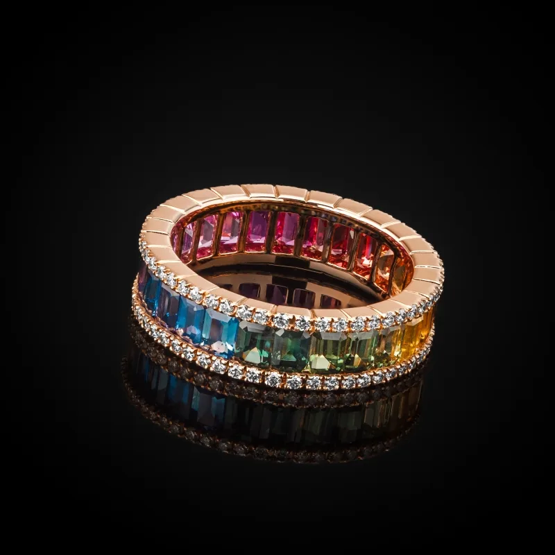 "RainbowRoyale™" Ring in 18k rose gold, photo 6