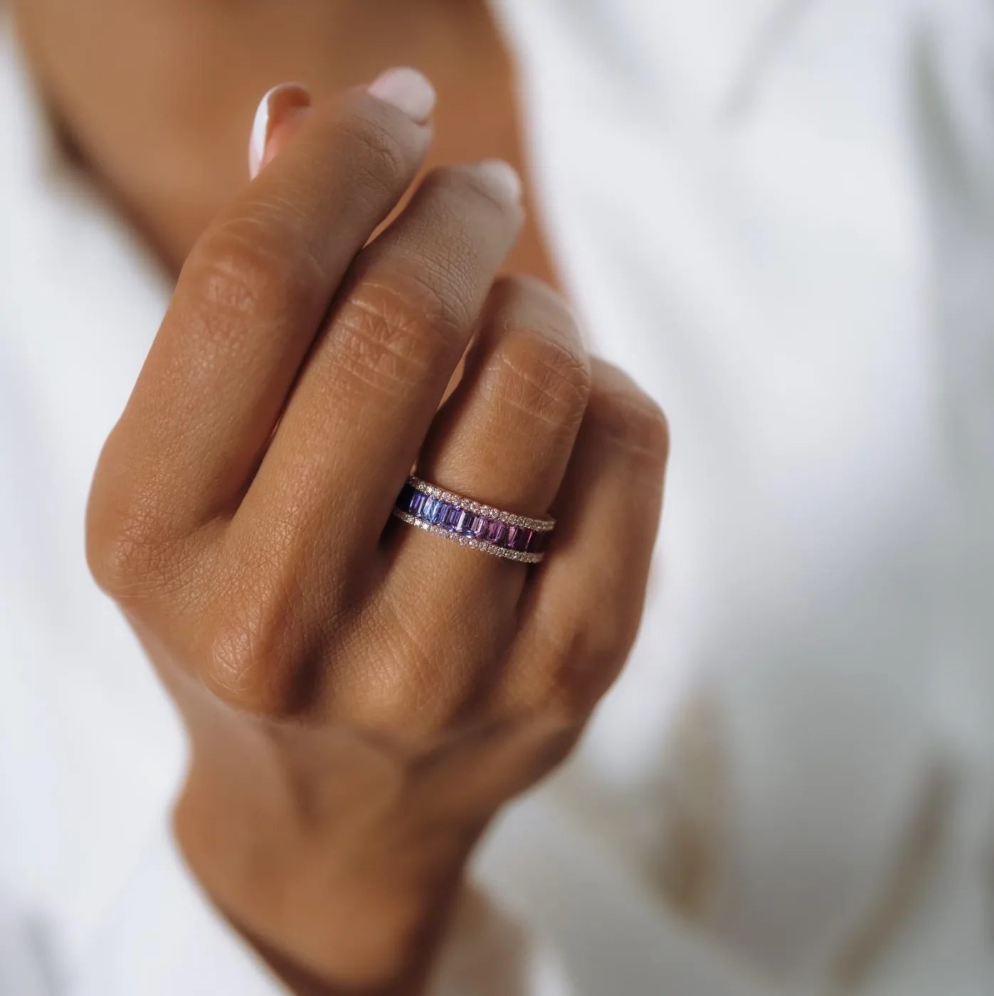 "RainbowRoyale™" Ring in 18k rose gold, photo 9