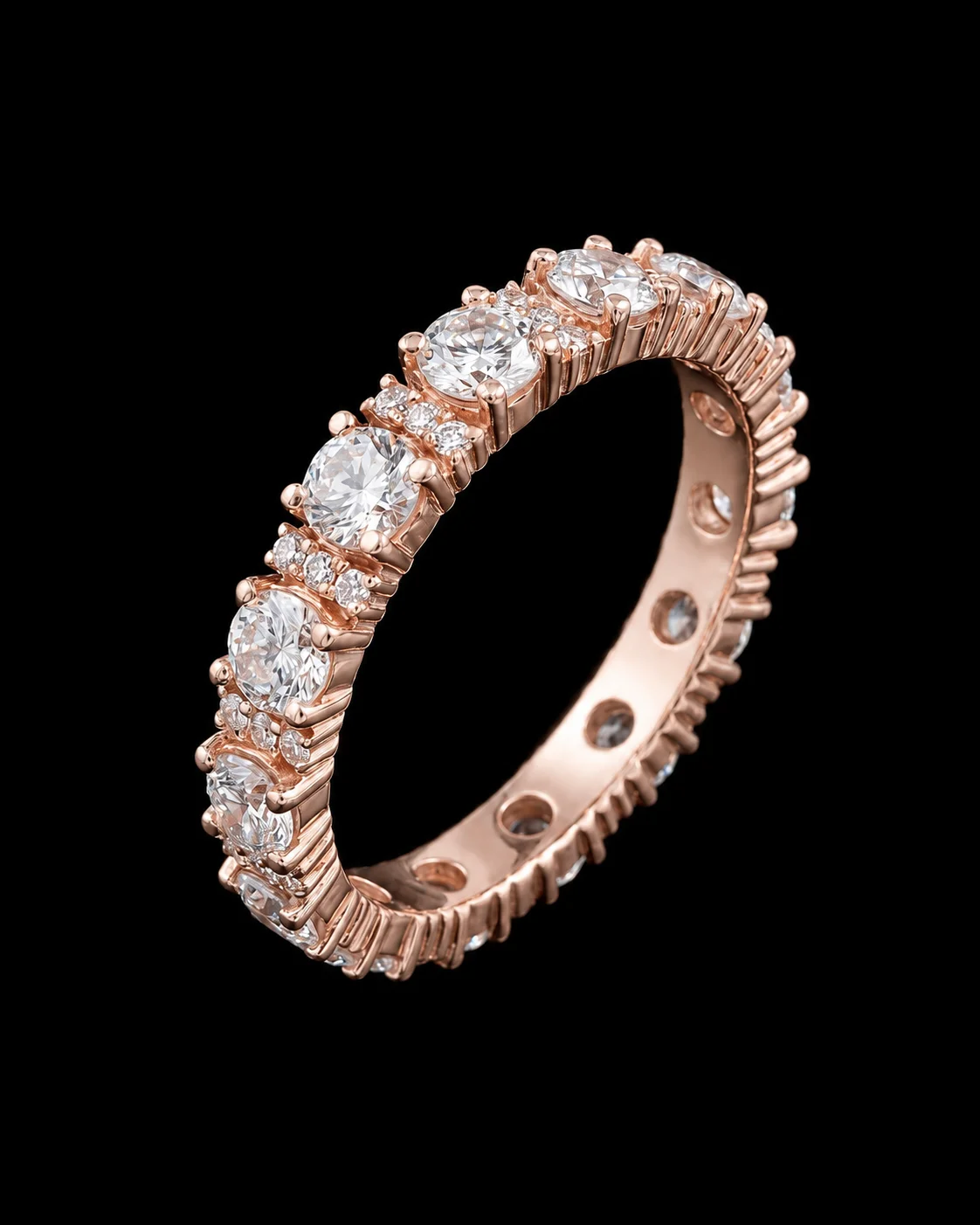 "RoyalEternity™" Ring – Rose gold