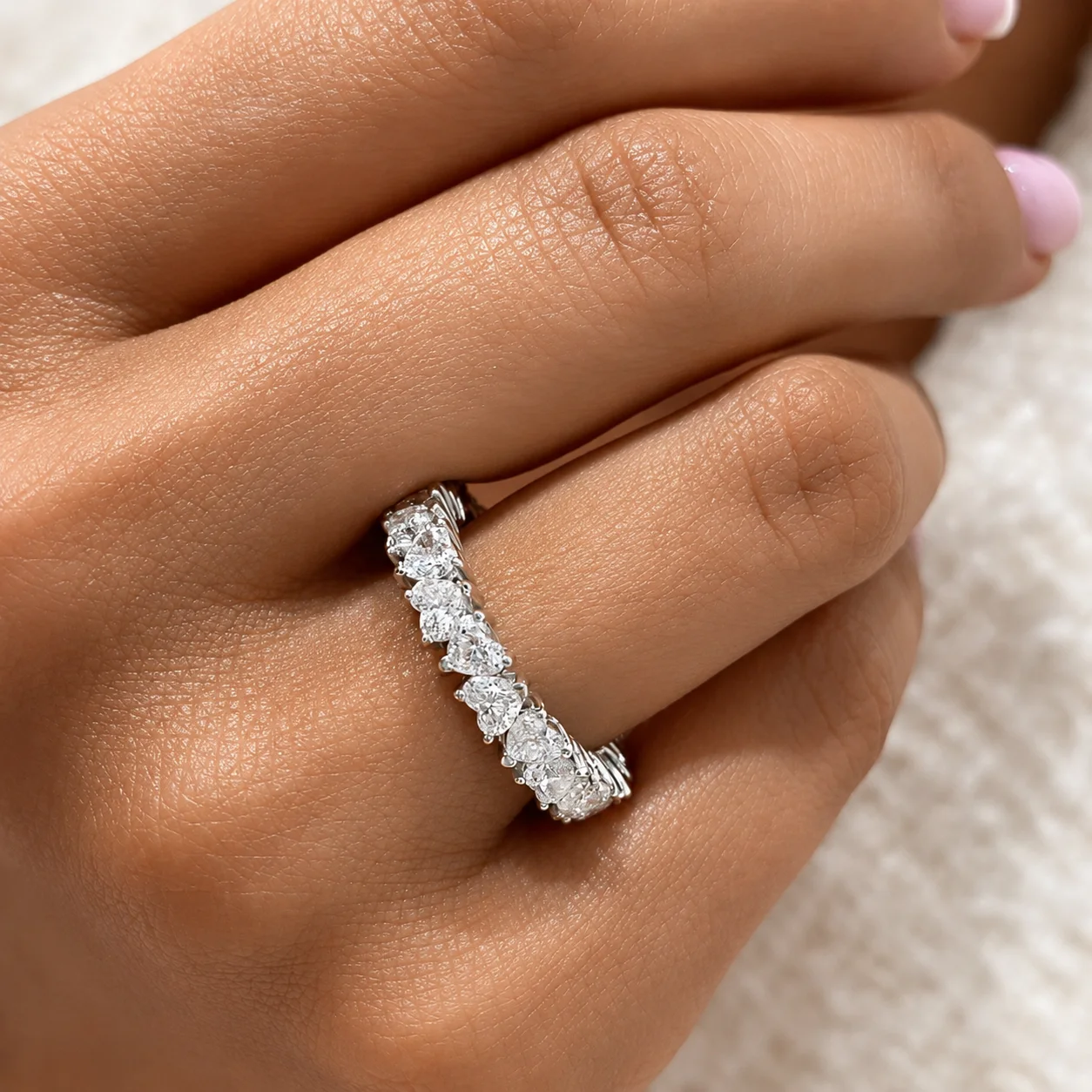 "SerenadeOfHearts™" Diamond Ring in white gold, photo 3
