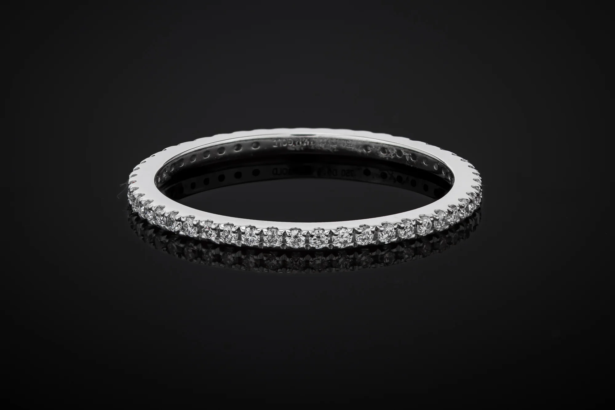 SparkleLine™ Wedding Ring in white gold 18k, photo 2