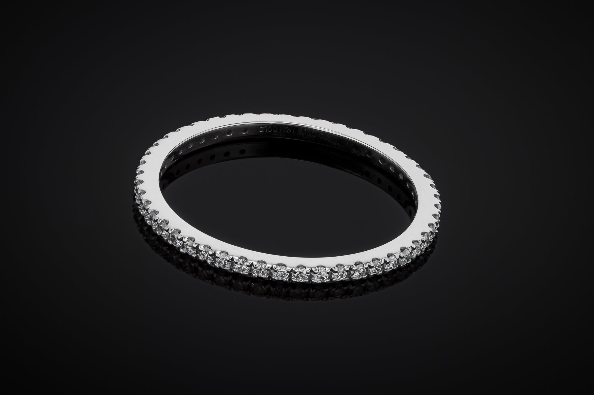 SparkleLine™ Wedding Ring in white gold 18k, photo 4