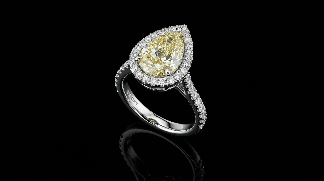 "Auric Luminaire™" Ring – White gold